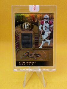 2022 Panini Gold Standard 1/1 Kyler Murray Auto Laundry Tag Patch! Panini Sealed