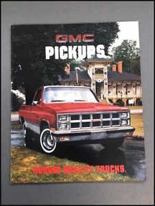 1981 GMC Sierra Pickup Truck 16-page Original Car Sales Brochure Catalog