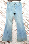 Vintage 70s Levis 683 Jeans 28x33 Orange Tab Bell Bottom Flare Denim Made In USA