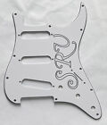For Fender US 11 Hole SRV Stratocaster Strat Guitar Pickguard 3 Ply White