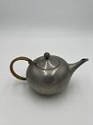 Vintage Mid Century Royal Holland Pewter KMD TIEL Tea Pot w/ Wrapped Handle