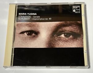 Maria Yudina Stravinski Sonate Schubert Impromptus Op. 90 CD VG