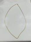 Solid 18k Yellow Gold Chain Italy Necklace 22 Inches 5.36g