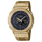 New Casio G-Shock Analog-Digital Metal Gold Ion Plated Men's Watch GMB2100GD-9A