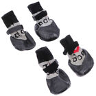 4 Pcs Socks Dogs Puppy Winter Shoes Pet Footwear Floor Protectors Paw