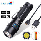 2500 Lumens Magnetic Tactical LED Flashlight USB Magnetic Rechargeable EDC Torch