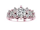 SI1 G 1.30Ct Natural Diamond Solitaire Engagement Ring Prong Set 14K Rose Gold