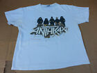 VINTAGE ANTHRAX 1991 BRING THE NOISE TOUR T-shirt SIZE XL BROCKUM RARE TEE!!!!