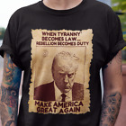 Trump Mugshot T Shirt USA Donald Trump Mug Shot Fulton County MAGA Tee Shirt