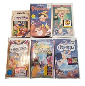 Walt Disney Masterpiece Collection VHS Lot of 5 Movies BRAND NEW SEALED Classics