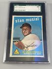 Stan Musial 1959 Topps- Hall Of Fame- Card #150 - SGC 5 EX Cardinals