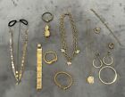 #39 Gold/gold Tone?? Jewelry lot: Sarah Coventry Bracelet, La Marque Watch