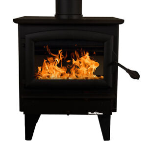 Buck Stove Model 21 Freestanding Wood Burning Stove w/ Blower - Up to 1800 SQFT