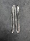 3g Vintage Sterling Silver 925 Mariner Anchor Chain 20” Jewelry lot Y
