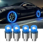 4Pcs Universal Blue LED Light Cap Car Wheel Tyre Tire Air Valve Stem Cover Trims (For: 2023 Acura Integra)