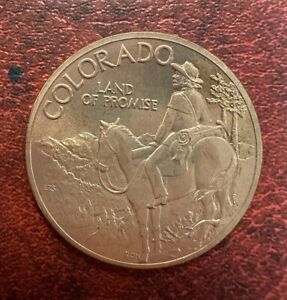 Vintage 1876 - 1976-D Colorado Centennial Medal Copper Coin - GB28