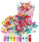 Sewing Clips, 100 Pcs with Plastic Box, Premium Quilting Clips for Supplies Cra