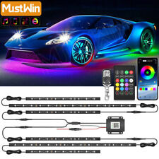 Mustwin 6PCS RGB DreamColor Underglow LED Car Neon Strip Light RC + APP Control