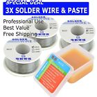 3X 63-37 Tin Rosin Core Solder Wire Electrical Soldering Sn60 Flux 0.8 1.0 1.2mm