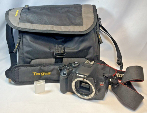 New ListingMINT Canon EOS Rebel T3i 18.0MP DSLR Camera - Black Body, w/ bag and more.