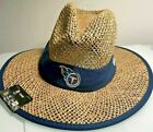 Tennessee Titans New Era NFL Official On Field Training Straw Bucket Hat RARE