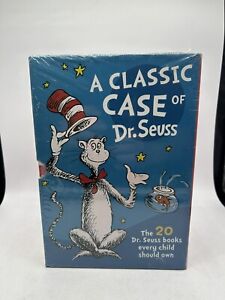 A Classic Case of Dr. Seuss - 20 Classic Seuss Books Cat In The Hat Box Set NEW!
