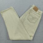 Vintage Levis 501 Jeans Mens 34x30 Made In USA 90s Actual 31x29 Beige