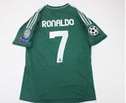 real madrid jersey 2012 2013 away green shirt short sleeve cristiano ronaldo ucl