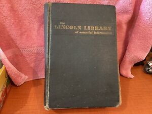 New Listing1950 Lincoln Library of Essential Information Vintage Frontier Press Used