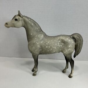 Vtg Breyer Horse Traditional Proud Arabian Stallion #213 Gray 70s Toy Horse