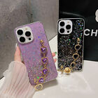 Love Diamond chain Glitter Foil Phone Case For OPPO Reno 5 6 A55 A54 Find X5 X3