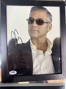New ListingGeorge Clooney Framed 8x10 Autograph PSA/DNA Certified