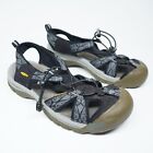 VGC! KEEN Coronado Womens Sz 9.5 Washable Black/Gray Waterproof Sandals Shoes