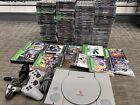 New ListingHUGE Lot Of 100 Retro Ps1  Sony Playstion Games + Console All Tested Excellent !