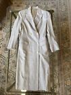 Donna Karan Collection Y2K Vintage Beige Linen Blend Tailored Coat Sample NWOT