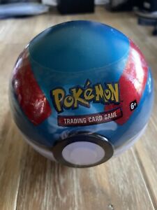 Great Ball Pokemon TCG Poke Ball Tin New/Sealed w/ 3 Booster Packs & Coin