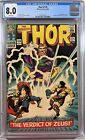 Thor 129 (Marvel, 1966)  CGC 8.0 White Pages **1st Appearance Ares**