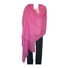 Cashmere| Extra Thin| Shawl/Scarf| Twill Weave| Himalayan| Handloomed| Pink