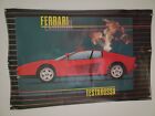 Ferrari Testarossa Vintage 1980s Original Sports Car Garage Man Cave Poster #506