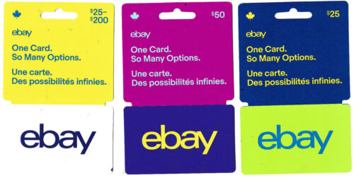 gift cards EBAY auction collectible *no value / balance*