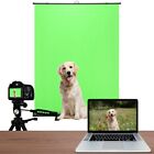 1/2/4 Pcs Collapsible Background 5x7Ft Nonwoven Floor Standing Green Screen Kit
