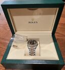 Rolex 18K Datejust Oyster Perpetual Black Dial 36mm Watch VVS & VS1 Diamonds
