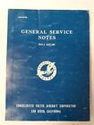Consolidated PB4Y-2 Airplane/General Service Notes/ May 1945/Original