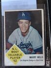 1963 Fleer baseball #43 Maury Wills rookie card Vg-Ex Los Angeles Dodgers