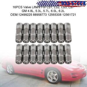 Hydraulic Roller Lifters Set 16 for Chevy 5.3 5.7 6.0 LS1 LS2 LS3 SBC LS7 (For: Pontiac)