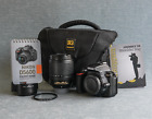 Nikon D5600 DSLR with 18-140 f/3.5-5.6 G ED IF VR lens, shoulder bag, bundle