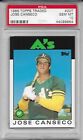 1986 TOPPS TRADED #20T JOSE CANSECO PSA 10 GEM MINT ROOKIE RC OAKLAND A'S TEXAS