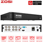 ZOSI 4-in1 1080p Security Surveillance 8CH CCTV DVR Recorder AI Car Person Detec