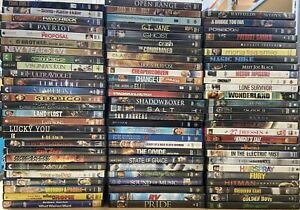 Lot of 80+ Drama Action Comedy Thriller Assorted Movies DVD ALL in CASES Lot #2