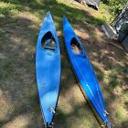 Two Vintage Easy Rider Made w/ Kevlar Dolphin 15' Kayaks ~Cape Cod ~Peter Kaupat